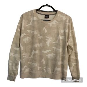 ZELOS Sand Dune Camo Light Weight Pullover Sweatshirt XL